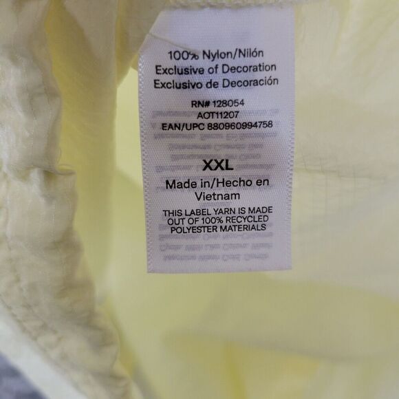 Bonobos Fielder Mens 2XL Jacket Yellow Nylon Windbreaker Raincoat Lightweight - Picture 11 of 13